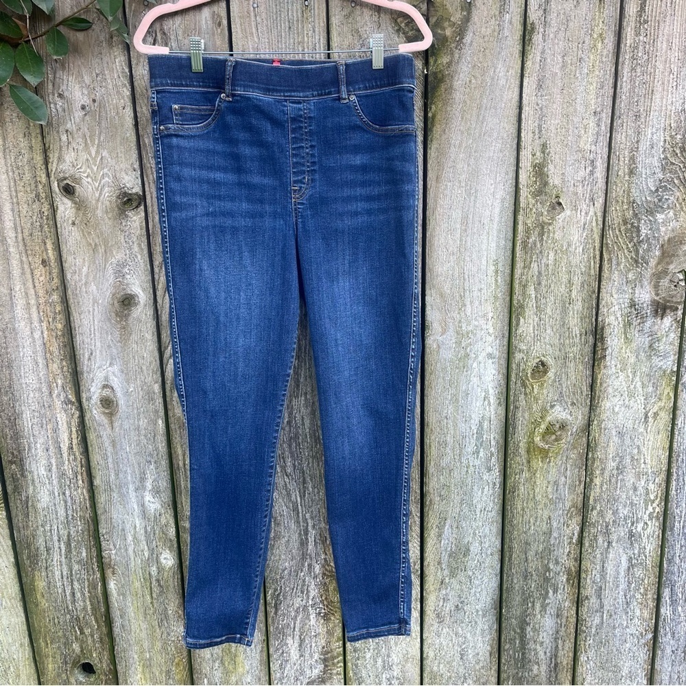 SPANX Pull-On Skinny Jeans | Stretch High Rise Smoothing Denim | XL